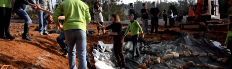 3º ciclo constrói charco na nova escola